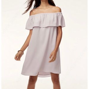 NWT Aritzia Wilfred Neuchâtel Dress Lilac Fog sz L